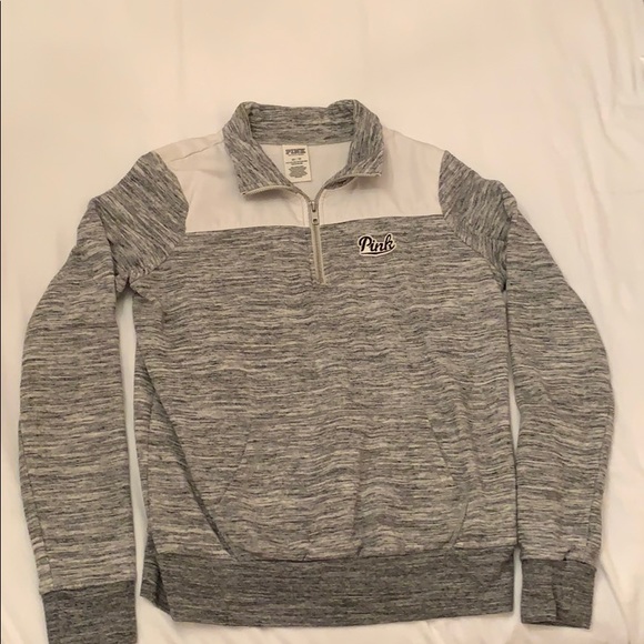 Victoria’s Secret (pink) quarter zip sweater - Picture 1 of 7